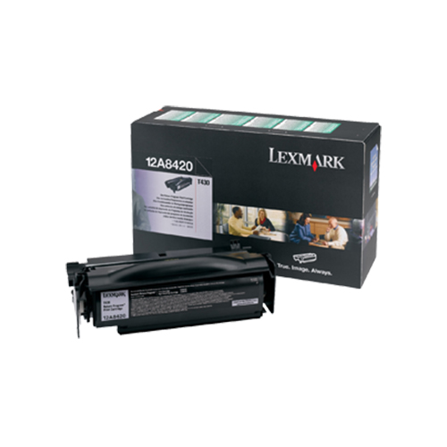 LEXMARK E12A8420 BLACK CARTRIDGE